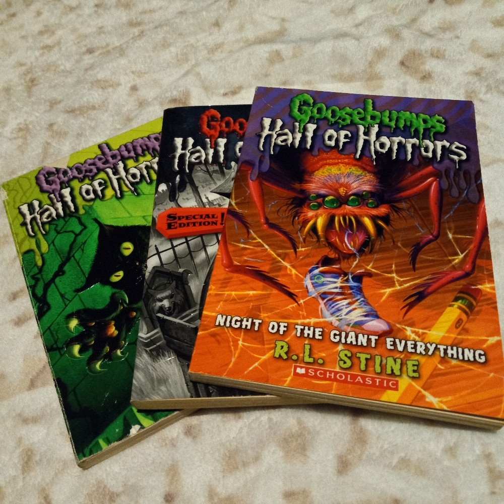 Goosebumps Hall of Horrors Lot of 3